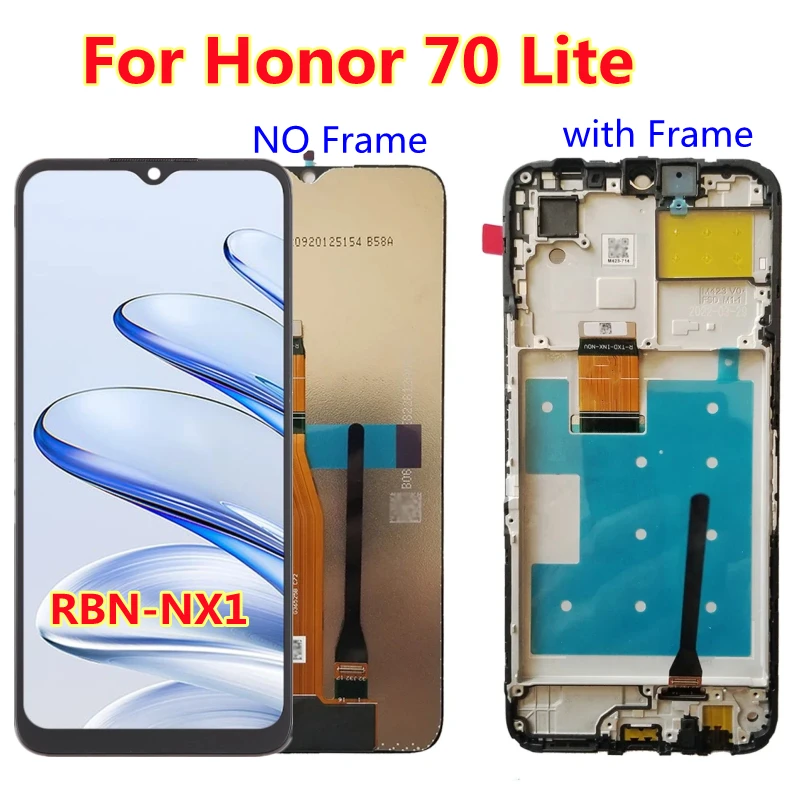 ЖК-дисплей 6 5 ''для Huawei Honor 70 Lite цифровой преобразователь сенсорного экрана в