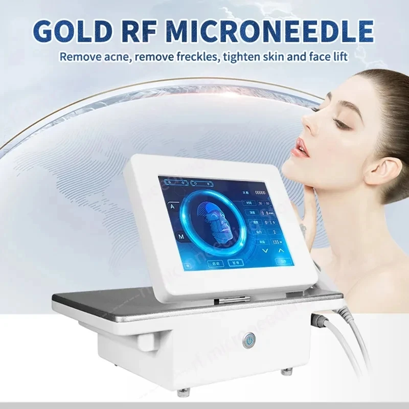 

RF Fractional Microneedle Machine with Cold Hammer RF Radio Frequency Skin Tightening Acne Scars Stretch Marks Removal