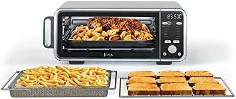 Dual Heat Air Fry Countertop 13-in-1 Oven with Extended Height, XL Capacity, Flip Up & Away Capability for Storage Space, wi
Dual Heat Air Fry Countertop 13-in-1 Oven with Extended Height, XL Capacity, Flip Up & Away Capability for Storage Space, wi