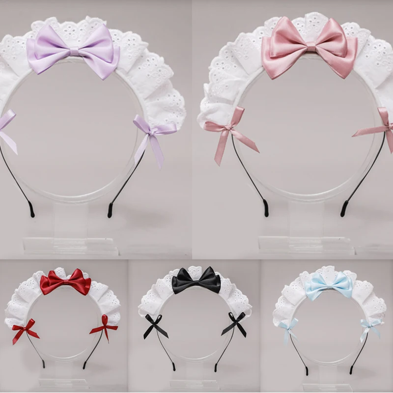 1pcs Lace Bow Cute Women Headband Mesh Japanese Lolita Kawaii Cosplay Accessories Maid Hair Hoops Ladies Lovely Party Fashion
1pcs Lace Bow Cute Women Headband Mesh Japanese Lolita Kawaii Cosplay Accessories Maid Hair Hoops Ladies Lovely Party Fashion