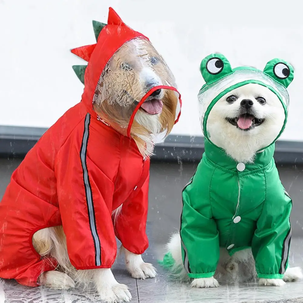 Fashion Dog Raincoat Breathable No Deformation Pet Supplies Waterproof Dog Jumpsuit Raincoat for Outdoor
Fashion Dog Raincoat Breathable No Deformation Pet Supplies Waterproof Dog Jumpsuit Raincoat for Outdoor