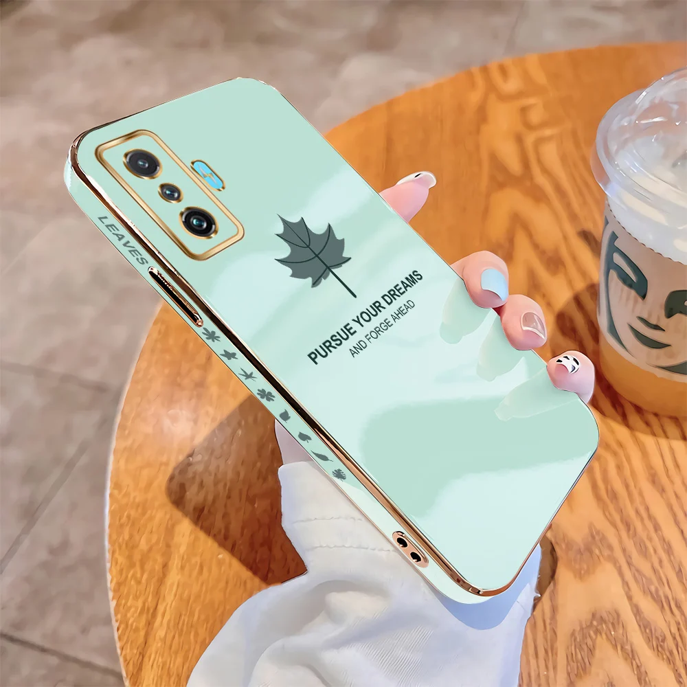 For Xiaomi Poco F4 GT Luxury Square Case Maple Leaf Plating Cover Shockproof Soft TPU Cases
For Xiaomi Poco F4 GT Luxury Square Case Maple Leaf Plating Cover Shockproof Soft TPU Cases
