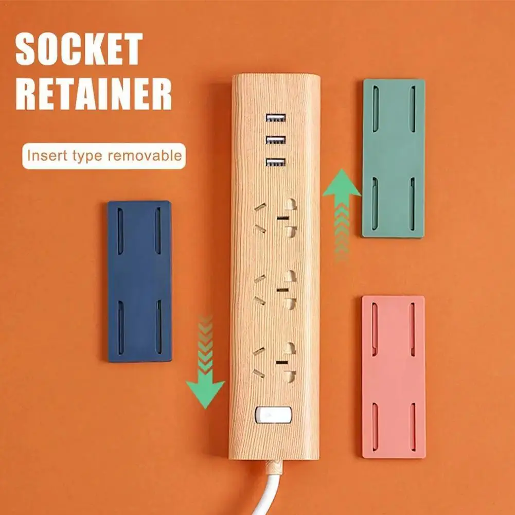 Traceless Wall-Mounted Socket Fixer Holder Punch-free Strip Self-Adhesive Power Holder Fixer Seamless Socket Fixer Plug T7Q9
Traceless Wall-Mounted Socket Fixer Holder Punch-free Strip Self-Adhesive Power Holder Fixer Seamless Socket Fixer Plug T7Q9