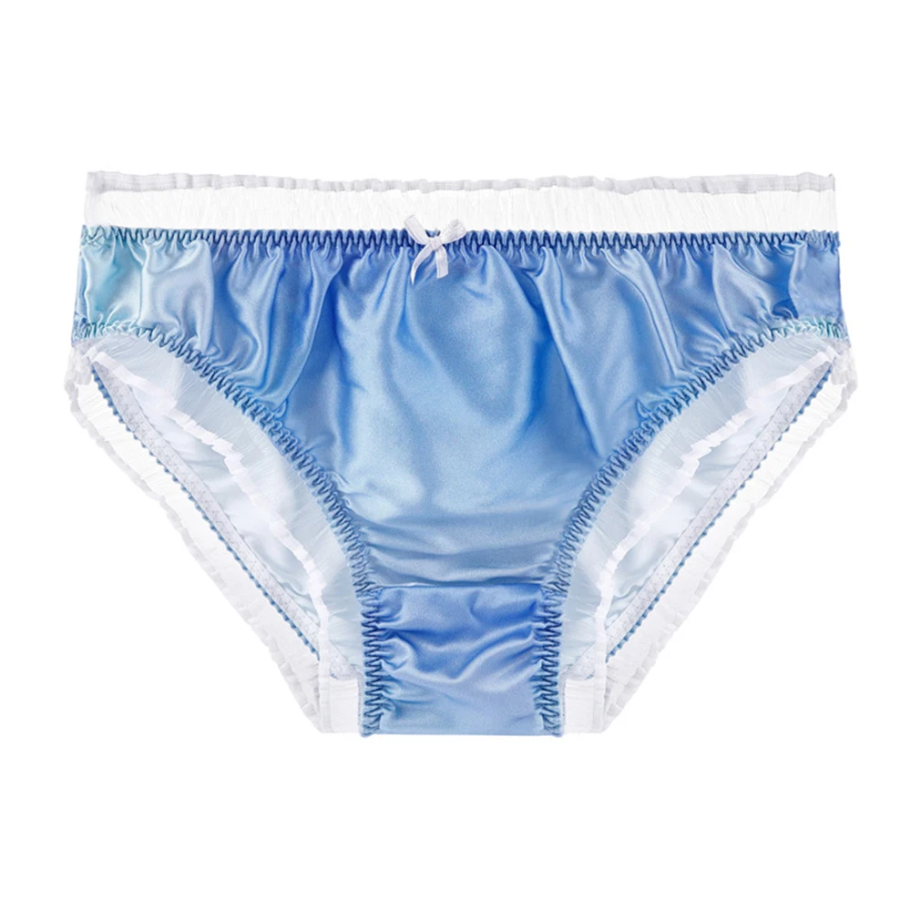 Sexy Women Classic Shades Briefs Luxury Pure Silk Knickers Bow Cute Underwear Pleated Lace Briefs Smooth Soft Solid Panties
Sexy Women Classic Shades Briefs Luxury Pure Silk Knickers Bow Cute Underwear Pleated Lace Briefs Smooth Soft Solid Panties