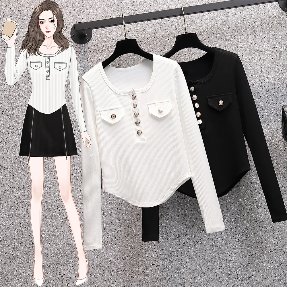 Women Shirts Blouse Ladies Long Sleeve Tops NEW Spring Elegant Button Female Sexy Button Slim Pullovers Sweater Woman Tshirts
Women Shirts Blouse Ladies Long Sleeve Tops NEW Spring Elegant Button Female Sexy Button Slim Pullovers Sweater Woman Tshirts