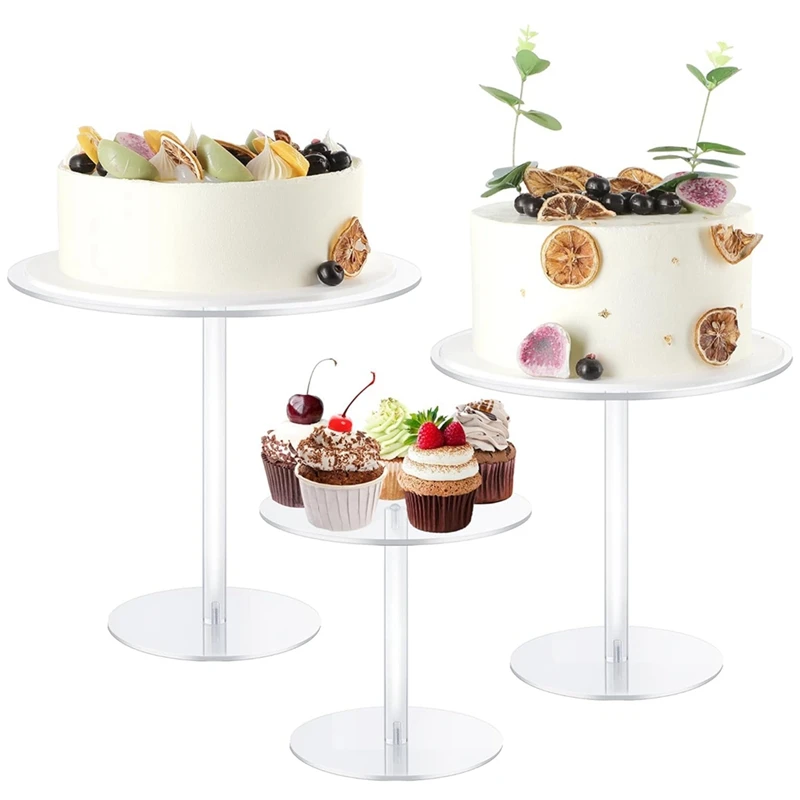 Acrylic Cake Stand,Clear Cake Stand Round Tall Cake Stand For Dessert Table Display, For Wedding, Event, Birthday Party Durable
Acrylic Cake Stand,Clear Cake Stand Round Tall Cake Stand For Dessert Table Display, For Wedding, Event, Birthday Party Durable