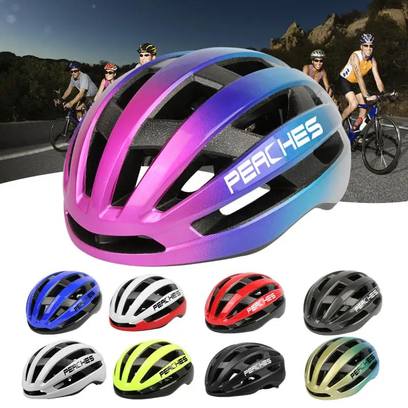 

Ventilated Design One-piece Road Bike Helmet Anti-collision Design Adjust Size Bicycle Protection Ultra-light Design Comfortable