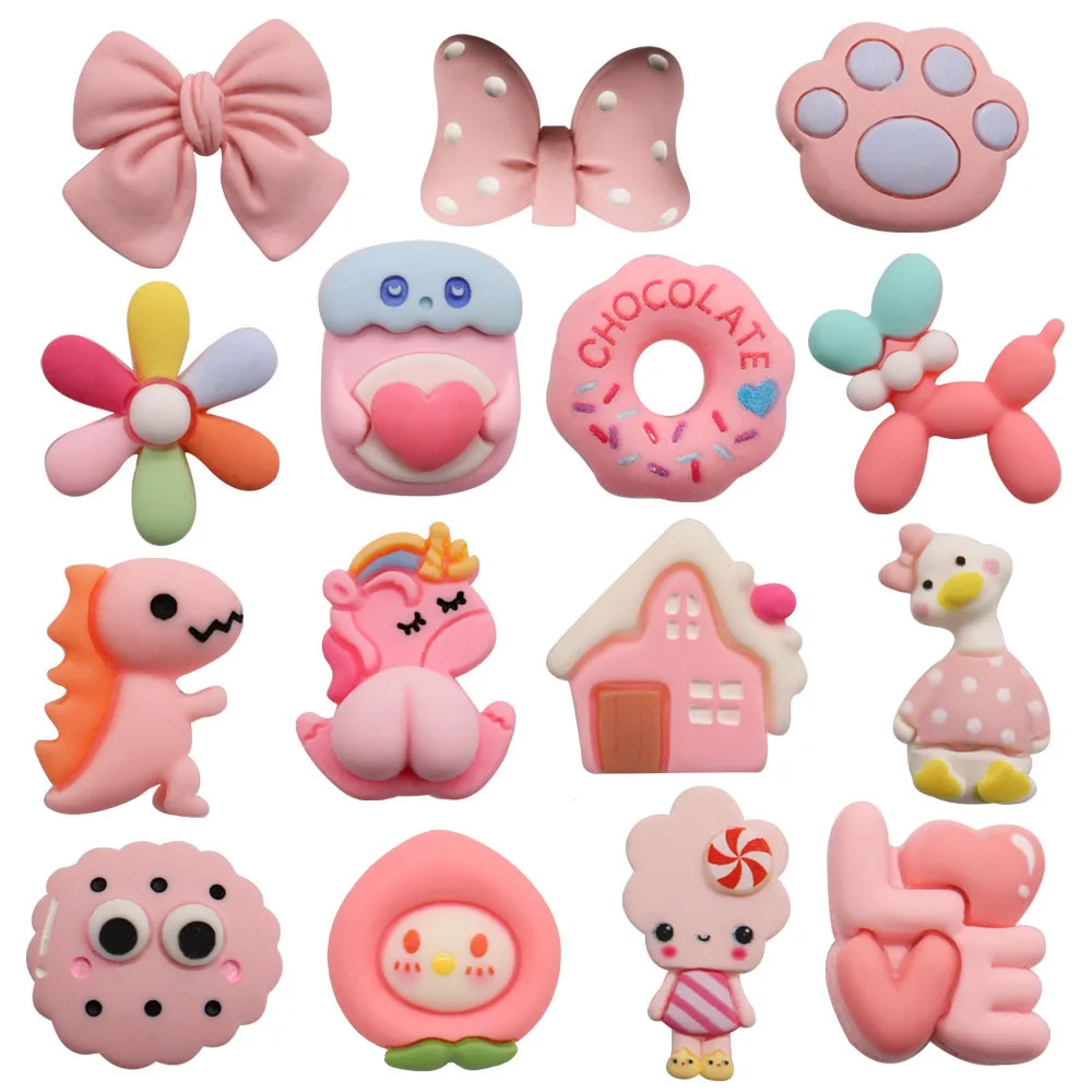 Wholesale 50pcs Shoe Charms Pink Bow Peach Donut Duck Accessories Resin Shoe Decoration DIY For Croc Jibz Fit Wristbands
Wholesale 50pcs Shoe Charms Pink Bow Peach Donut Duck Accessories Resin Shoe Decoration DIY For Croc Jibz Fit Wristbands