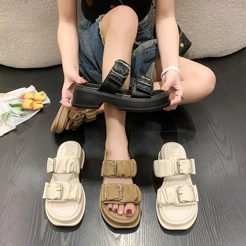 Сланцы женские на низкой платформе, Мягкие Шлепанцы, Пляжная Удобная Дизайнерская обувь, лето 2023
Сланцы женские на низкой платформе, Мягкие Шлепанцы, Пляжная Удобная Дизайнерская обувь, лето 2023