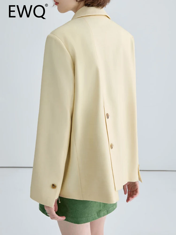 EWQ Back Button Design Loose Blazers For Women Solid Single Breasted Long Sleeve Elegant Female Jackets 2023 Autumn New 26D4821
EWQ Back Button Design Loose Blazers For Women Solid Single Breasted Long Sleeve Elegant Female Jackets 2023 Autumn New 26D4821