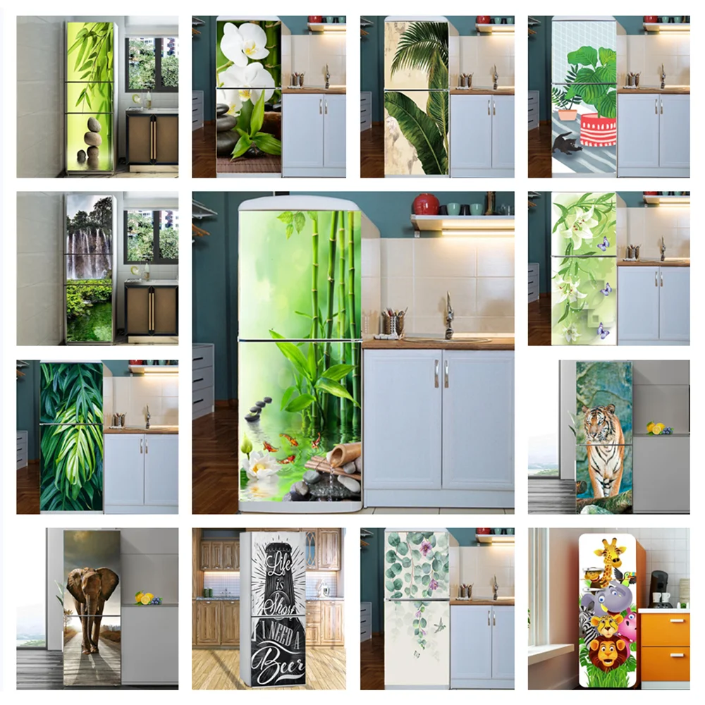 Plant Bamboo Fridge Sticker Door Cover Refrigerator Wallpaper Self-adhesive Vinyl Up Freezer Film Decor Wrap Full Renovation Art
Plant Bamboo Fridge Sticker Door Cover Refrigerator Wallpaper Self-adhesive Vinyl Up Freezer Film Decor Wrap Full Renovation Art