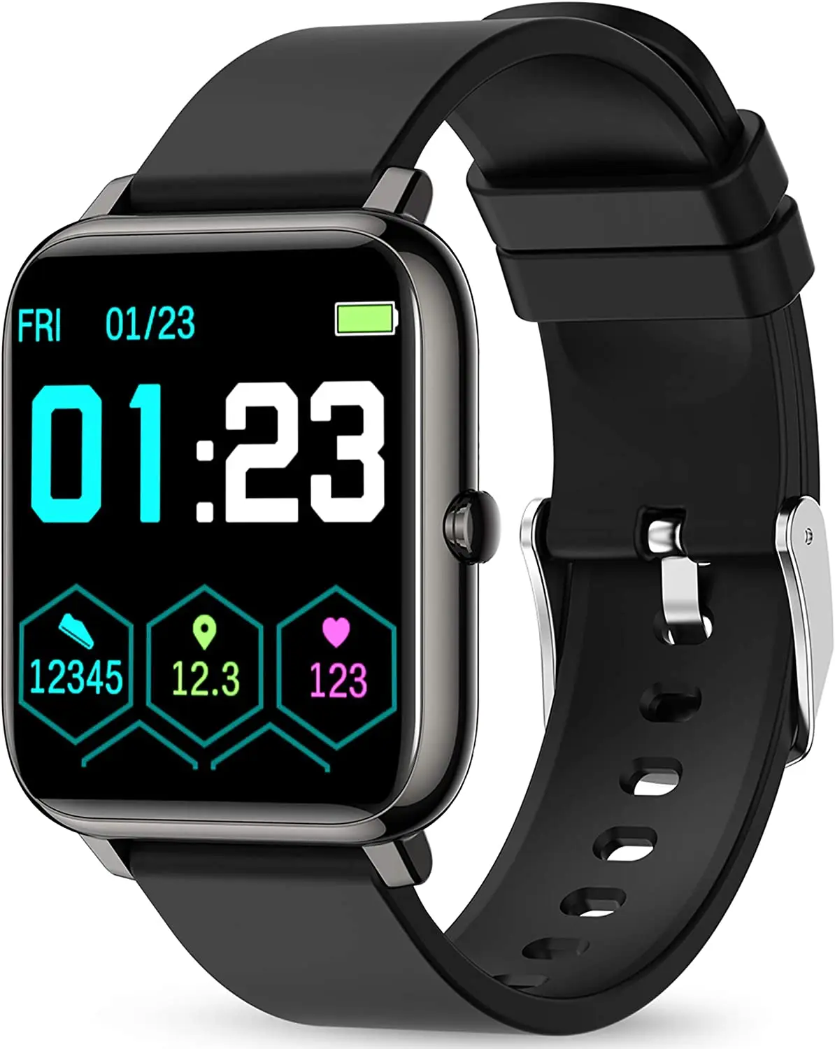 Smart Watch Fitness Tracker with Heart Rate Monitor Blood Pressure Blood Oxygen Tracking 1.4inch Screen Smartwatch Fitness Watch
Smart Watch Fitness Tracker with Heart Rate Monitor Blood Pressure Blood Oxygen Tracking 1.4inch Screen Smartwatch Fitness Watch