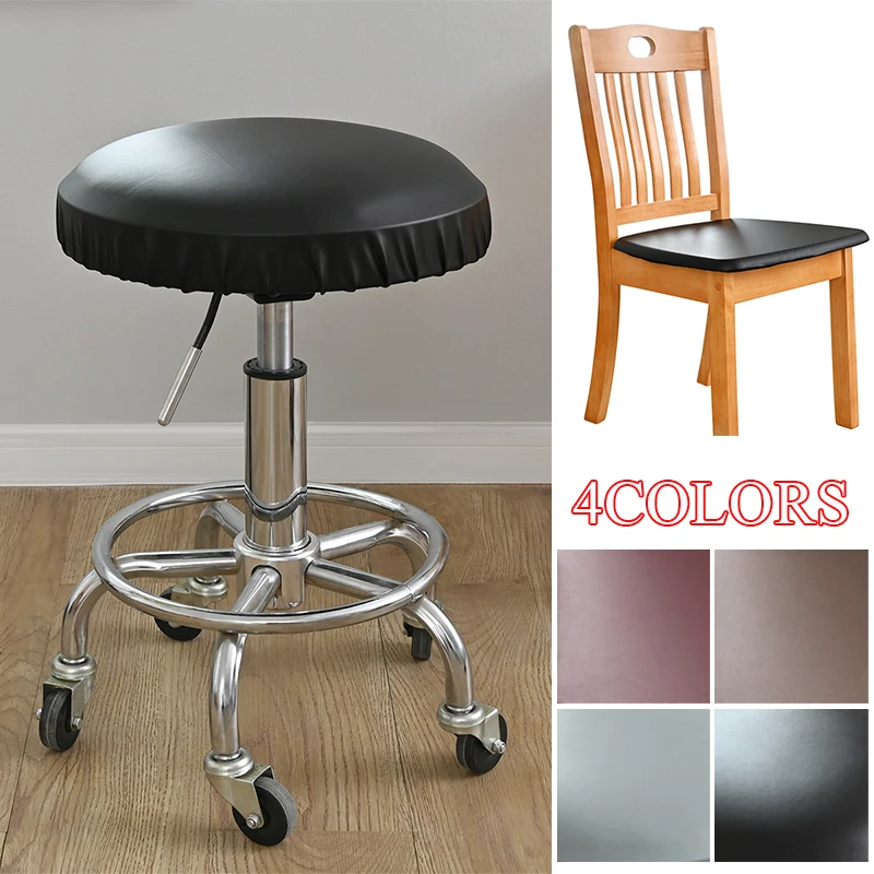 Solid Color Round Chair Cover Stretch Stool Covers Roating Lift Seat Case Removable Chair Protector Universal Counter Slipcover
Solid Color Round Chair Cover Stretch Stool Covers Roating Lift Seat Case Removable Chair Protector Universal Counter Slipcover