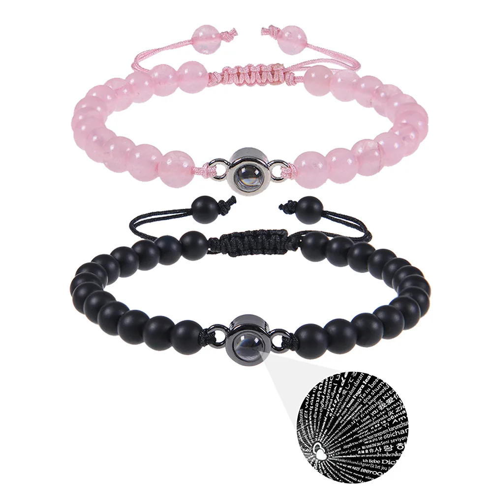 Custom Projection Crystal Frosted Stone Bracelet Personalized Photo Custom Jewelry Commemorative Birthday Valentine's Day Gift
Custom Projection Crystal Frosted Stone Bracelet Personalized Photo Custom Jewelry Commemorative Birthday Valentine's Day Gift
