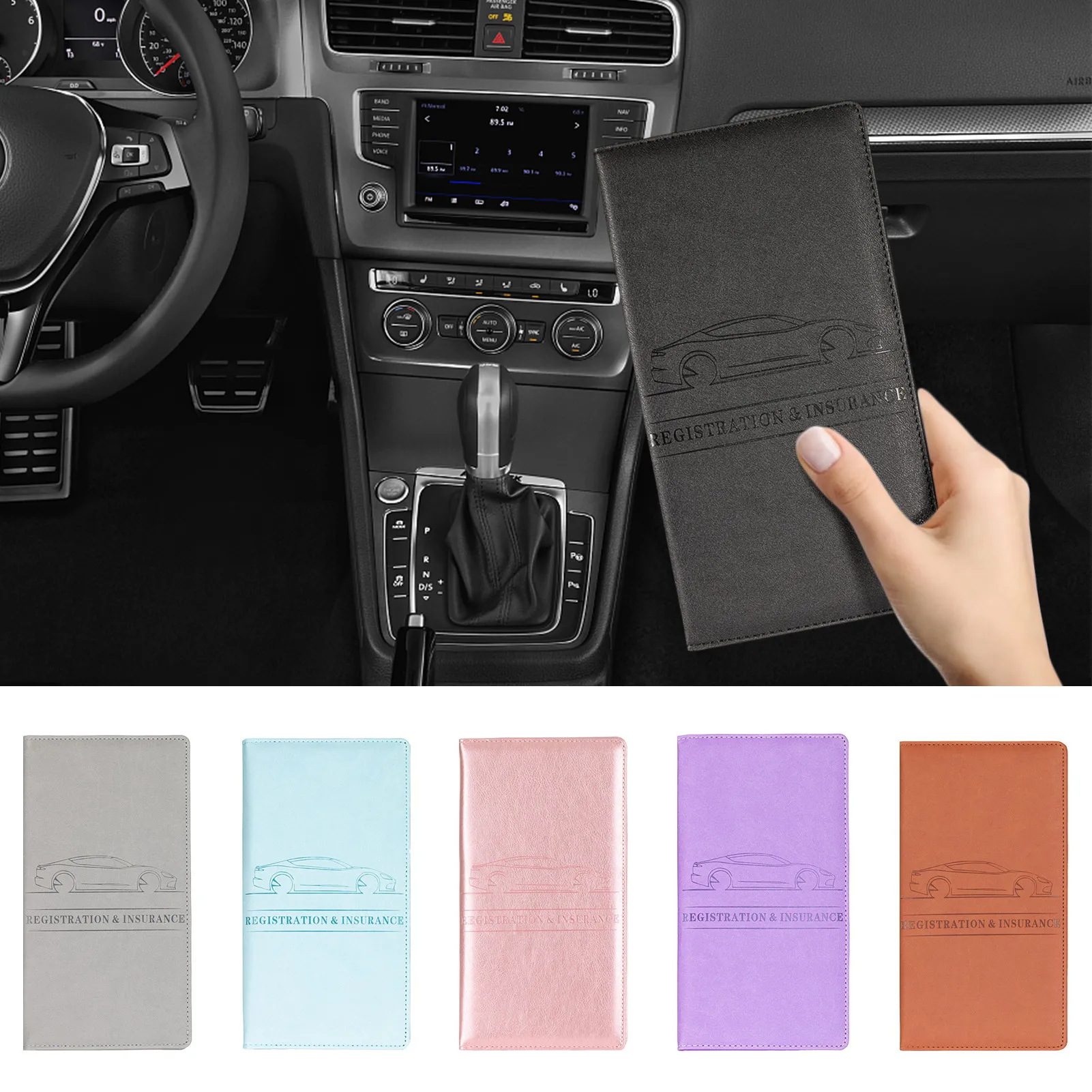 PU Leather Auto Driver License Cover Credit Cards Car Registration Insurance Car Driving Documents Holder Protective Case Tools
PU Leather Auto Driver License Cover Credit Cards Car Registration Insurance Car Driving Documents Holder Protective Case Tools