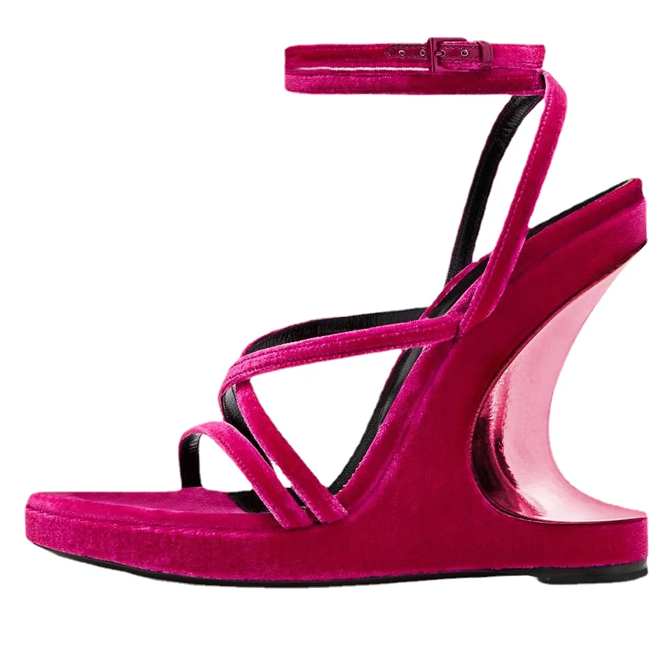 2023Summer Brand New Design Fashion Spiral Strange High Heel Sandals Sexy Pointed Toe Hot Girl Wedge Banquet Party Dancing Shoes 
2023Summer Brand New Design Fashion Spiral Strange High Heel Sandals Sexy Pointed Toe Hot Girl Wedge Banquet Party Dancing Shoes