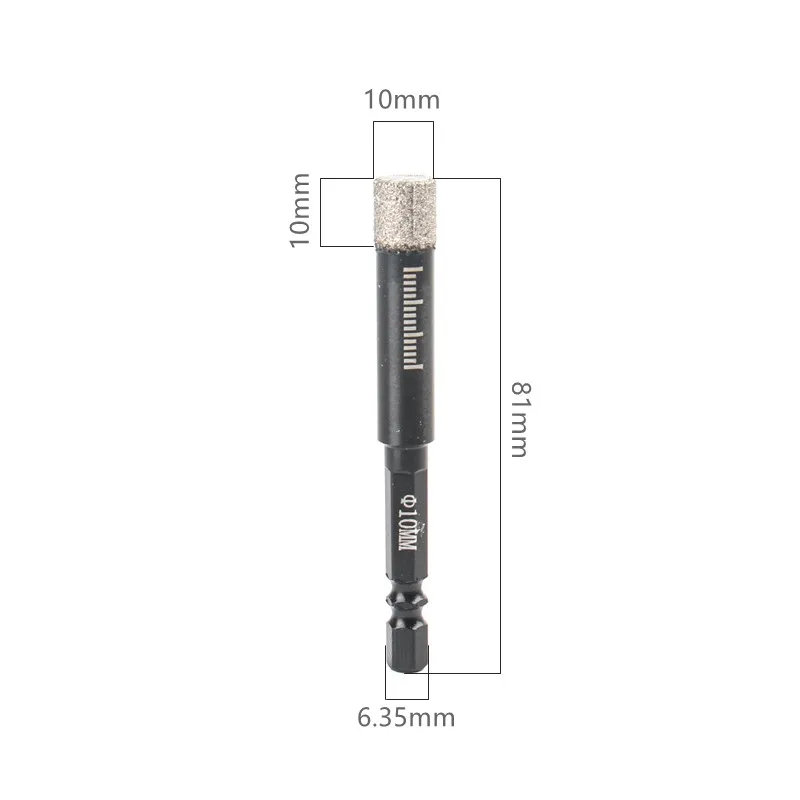 Top-quality 6/8/10/12 / 14mm Ceramic Tile And Glass Cup Saws For Granite Marble Vacuum Brazed Diamond Dry Drill
Top-quality 6/8/10/12 / 14mm Ceramic Tile And Glass Cup Saws For Granite Marble Vacuum Brazed Diamond Dry Drill