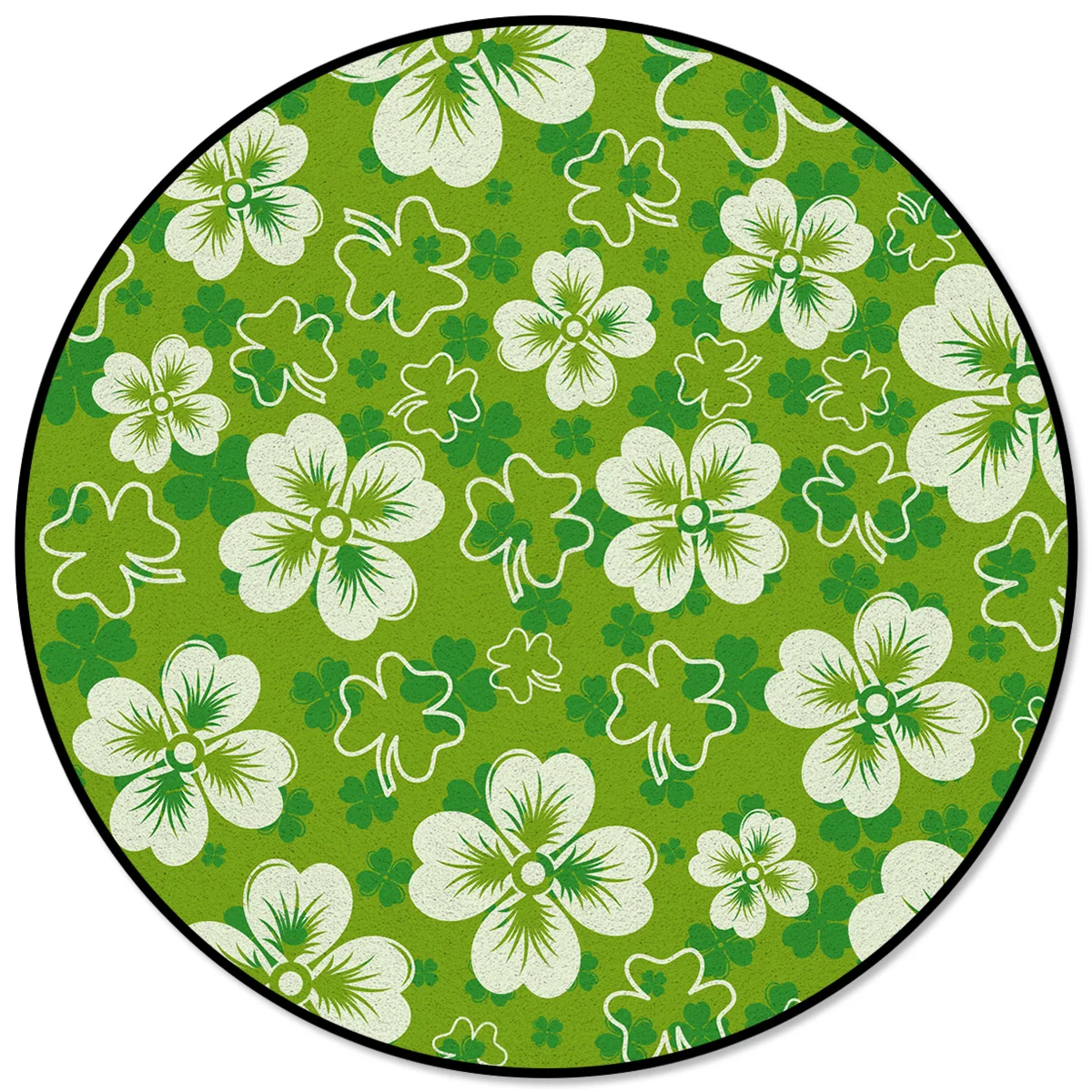 St. Patrick'S Day Clover Green Round Carpet for Bedroom Modern Home Decoration Rug for Living Room Bathroom Mat Circle Rug
St. Patrick'S Day Clover Green Round Carpet for Bedroom Modern Home Decoration Rug for Living Room Bathroom Mat Circle Rug
