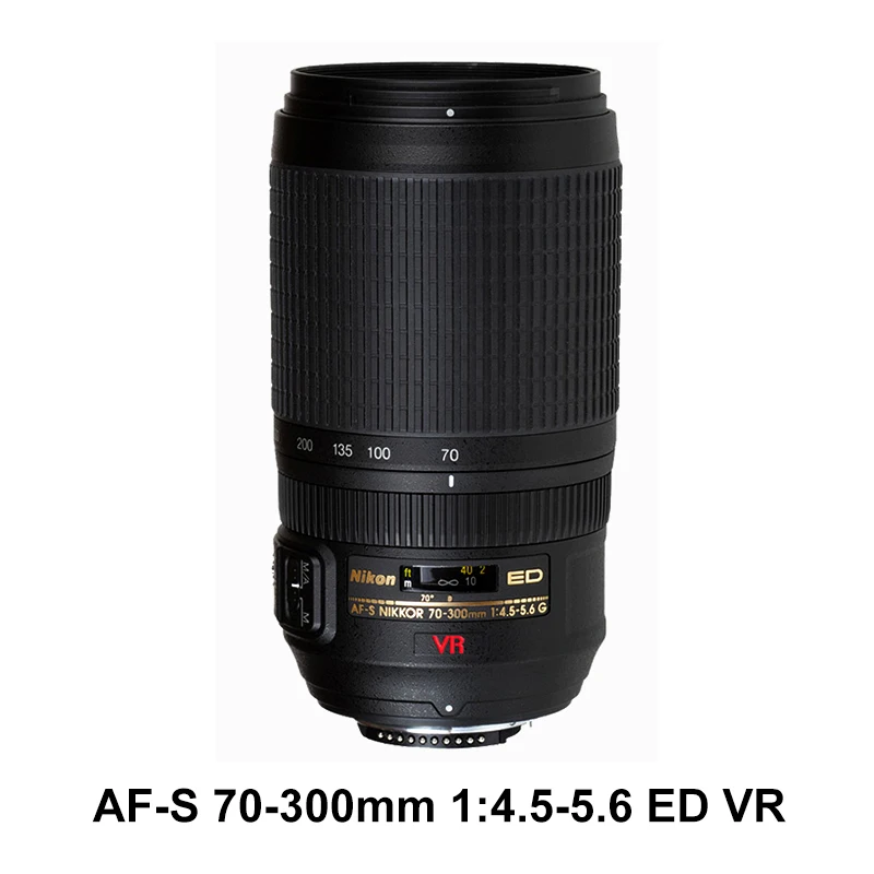 

Original Nikon AF-S NIKKOR 70-300mm F/4.5-5.6G IF-ED VR Zoom Lens with Auto Focus for Nikon Full Frame DSLR Cameras
