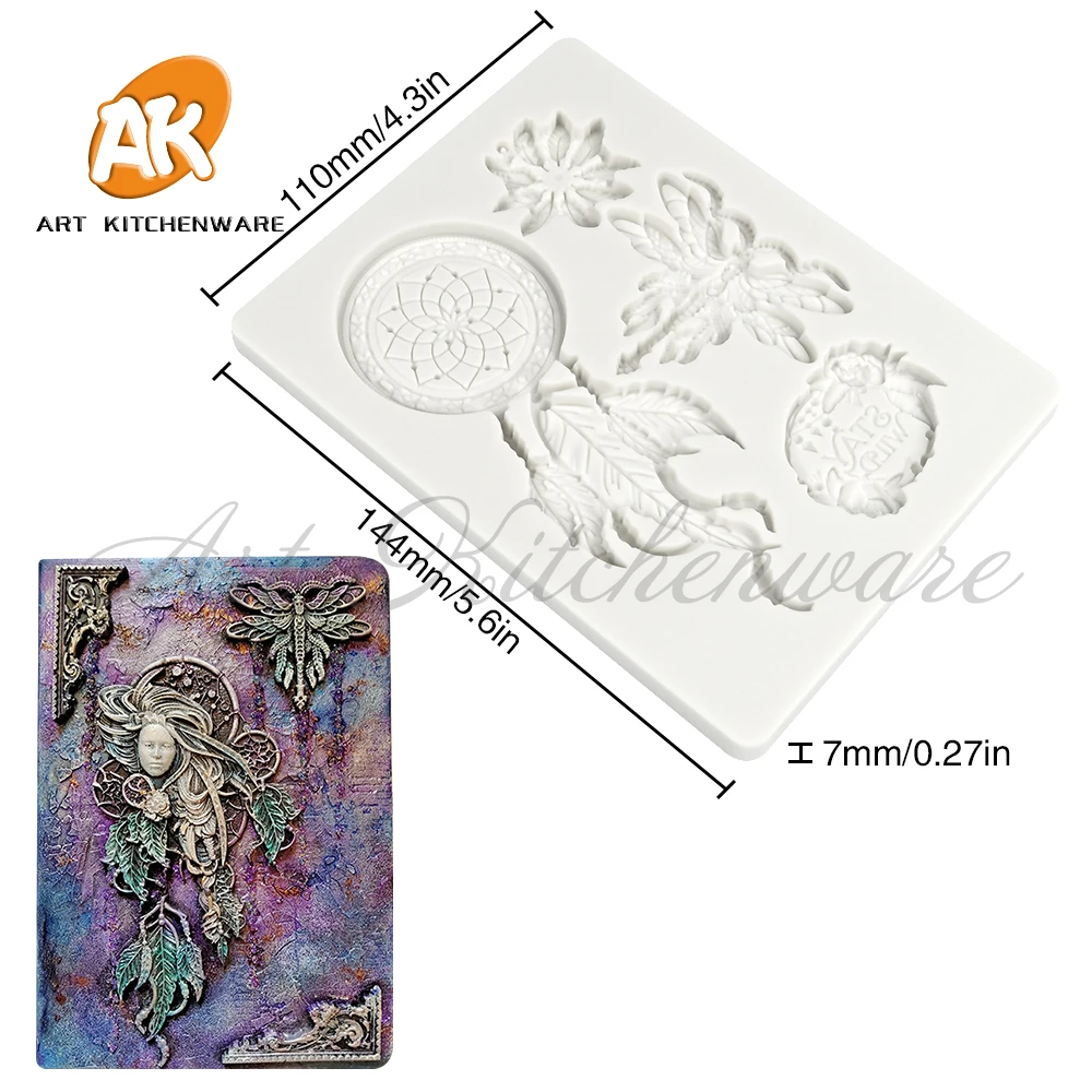 Силиконовая форма для лепки AK ART KITCHENWARE
Силиконовая форма для лепки AK ART KITCHENWARE