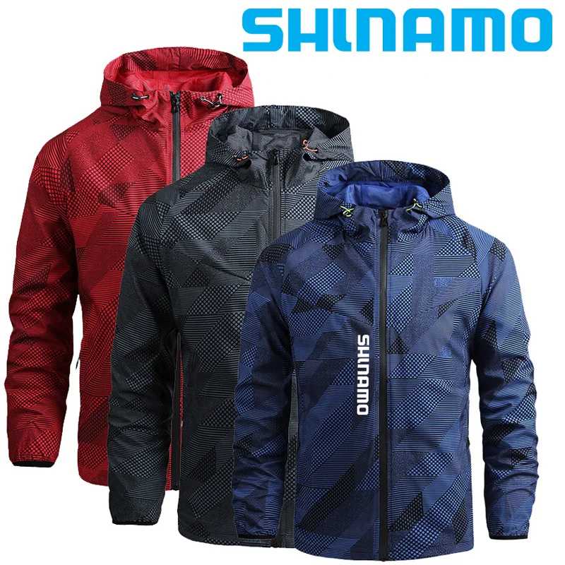 Новинка 2023, Мужская весенне-осенняя ветрозащитная рыболовная куртка для активного отдыха, спорта, велоспорта, куртка большого размера с капюшоном 
Новинка 2023, Мужская весенне-осенняя ветрозащитная рыболовная куртка для активного отдыха, спорта, велоспорта, куртка большого размера с капюшоном