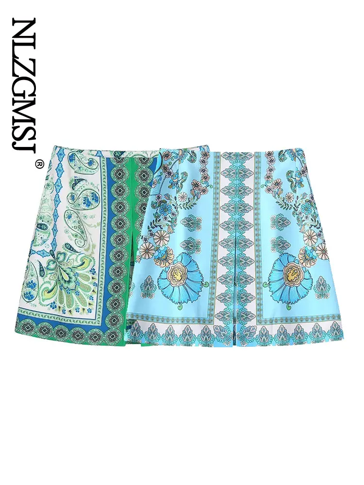 Мини-юбка женская трапециевидная с высокой талией и цветочным принтом
Мини-юбка женская трапециевидная с высокой талией и цветочным принтом