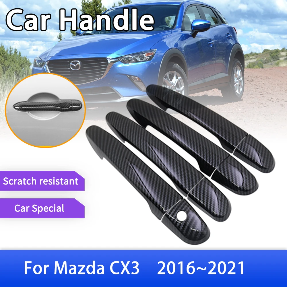 Carbon Fiber Door Handle Cover Fit for Mazda CX-3 CX3 CX 3 2016 2017 2018 2019 2020 2021 Car Exterior Style Accessories Stickers
Carbon Fiber Door Handle Cover Fit for Mazda CX-3 CX3 CX 3 2016 2017 2018 2019 2020 2021 Car Exterior Style Accessories Stickers