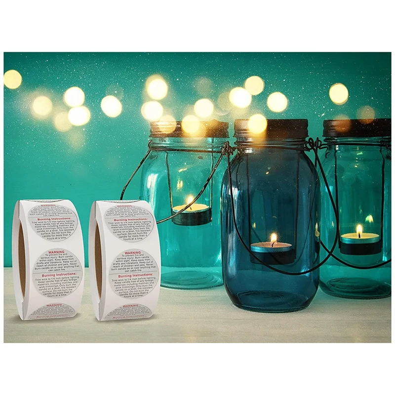 1000 Pcs Candle Warning Labels 1.5 Inch Waterproof Candle Safety Stickers For DIY Candle Jars Stickers
1000 Pcs Candle Warning Labels 1.5 Inch Waterproof Candle Safety Stickers For DIY Candle Jars Stickers