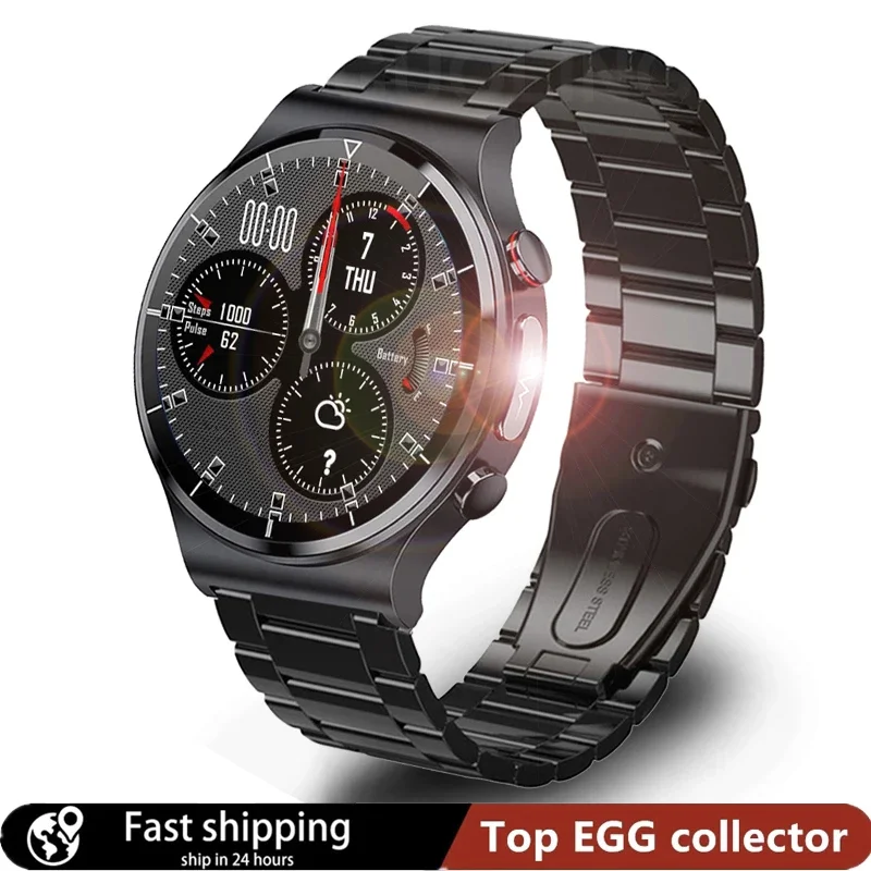 Health Smart Watch Men ECG+PPG Body Temperature Blood Pressure Heart Rate IP68 Waterproof Wireless Charger Smartwatch 360*360 HD
Health Smart Watch Men ECG+PPG Body Temperature Blood Pressure Heart Rate IP68 Waterproof Wireless Charger Smartwatch 360*360 HD
