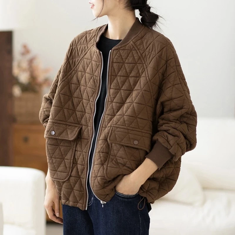 Women Thick Cotton Jackets New Arrival 2023 Autumn Winter Vintage Style Solid Color Loose Female Warm Quilted Coats Outerwear
Women Thick Cotton Jackets New Arrival 2023 Autumn Winter Vintage Style Solid Color Loose Female Warm Quilted Coats Outerwear