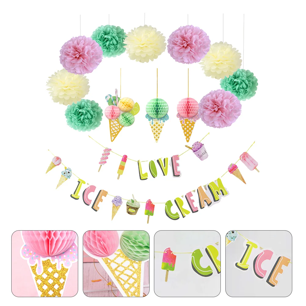 Party Ice Cream Banner Birthday Decorations Supplies Summer Garland Decorative Theme Girls Hanging Favors Centerpiece Flag
Party Ice Cream Banner Birthday Decorations Supplies Summer Garland Decorative Theme Girls Hanging Favors Centerpiece Flag