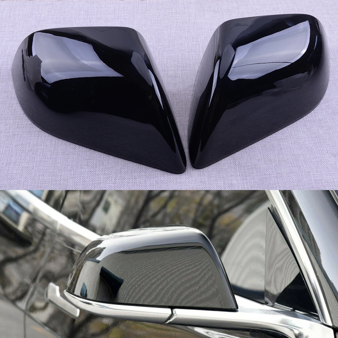 1 Pair Car Left Right Door Side Rear View Wing Mirror Cover Cap Glossy Black ABS Fit for Tesla Model 3 2017 2018 2019 2020 2021
1 Pair Car Left Right Door Side Rear View Wing Mirror Cover Cap Glossy Black ABS Fit for Tesla Model 3 2017 2018 2019 2020 2021