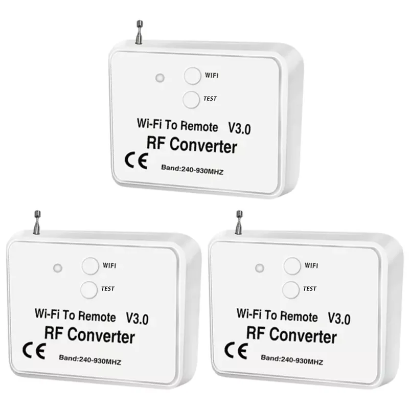 Новинка, внешний беспроводной преобразователь Wi-Fi в радиочастотный телефон с дистанционным управлением 240-930 МГц для умного дома
Новинка, внешний беспроводной преобразователь Wi-Fi в радиочастотный телефон с дистанционным управлением 240-930 МГц для умного дома