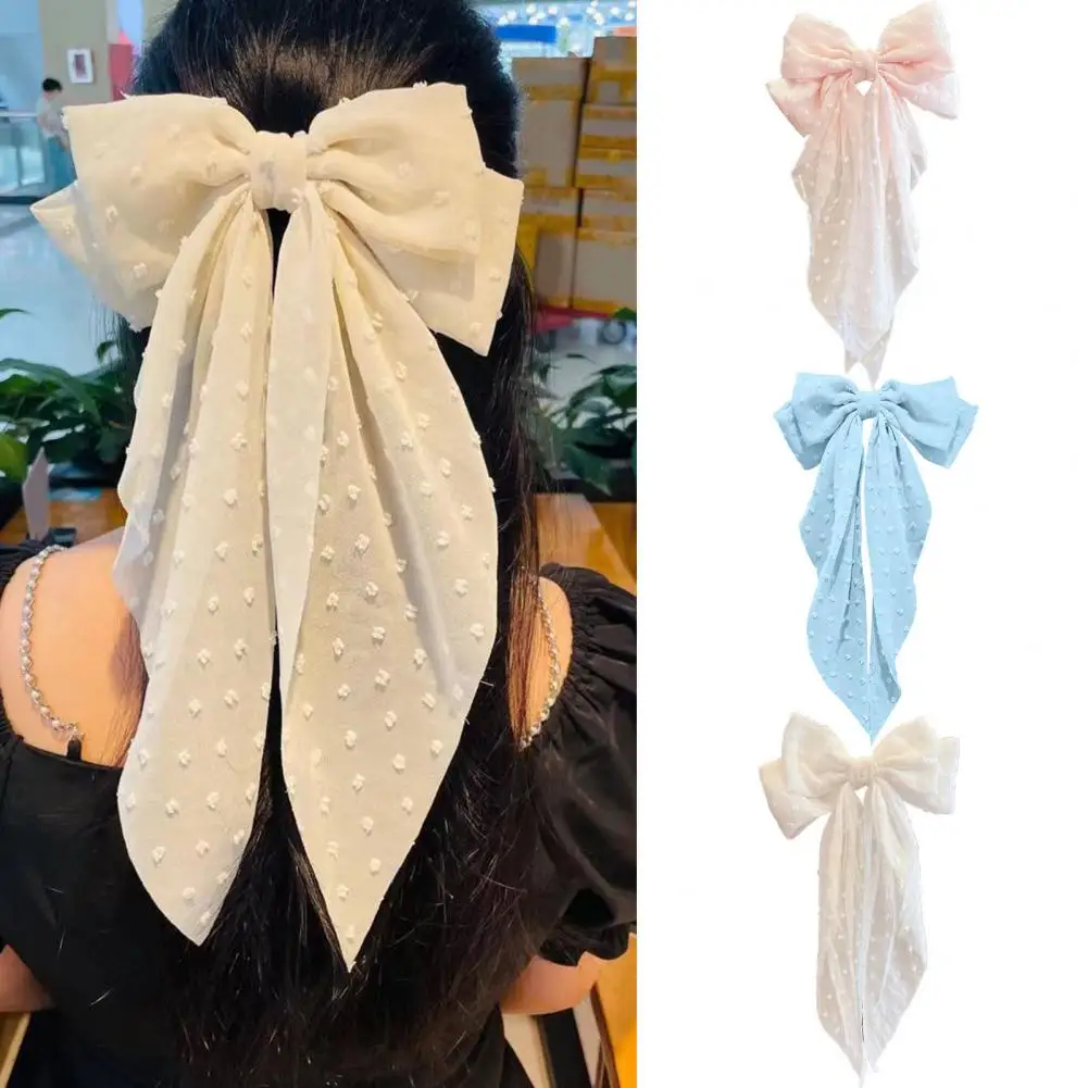 Ribbon Tassel Jacquard Decor Spring Hairpin Non-Slip Elegant Double Large Bowknot Decor Girl Hair Clip Hair Accessories
Ribbon Tassel Jacquard Decor Spring Hairpin Non-Slip Elegant Double Large Bowknot Decor Girl Hair Clip Hair Accessories