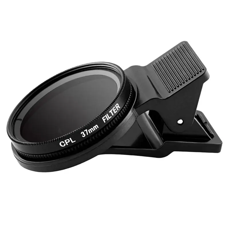 Ultrathin Clip-on CPL Phone Lens Camera Circular Polarizer Neutral Density Filter 37mm Lens Camera Lens (Black)
Ultrathin Clip-on CPL Phone Lens Camera Circular Polarizer Neutral Density Filter 37mm Lens Camera Lens (Black)