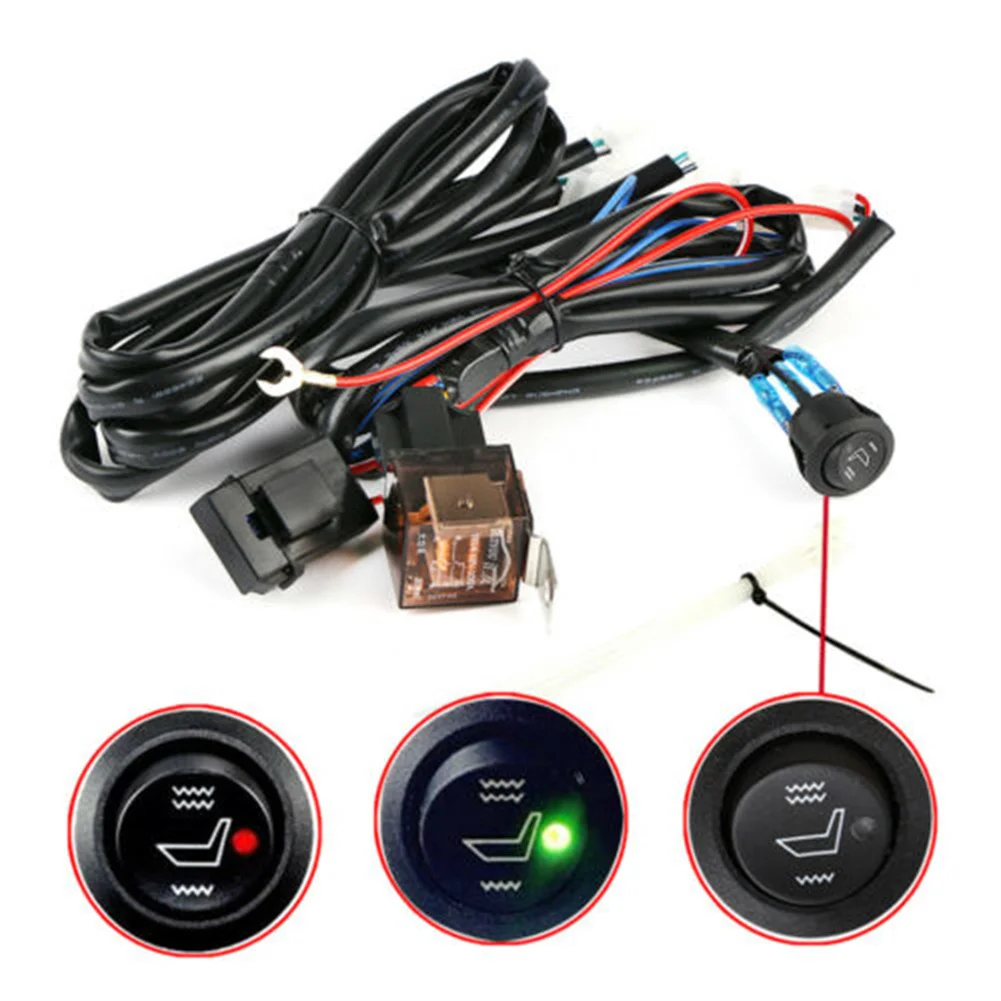 1pc Universal Carbon Fiber Seats Heated Seat Heater Kit Car Cushion Round Switch 12V Heated Seat Heating Pad Winter Warm Switch
1pc Universal Carbon Fiber Seats Heated Seat Heater Kit Car Cushion Round Switch 12V Heated Seat Heating Pad Winter Warm Switch