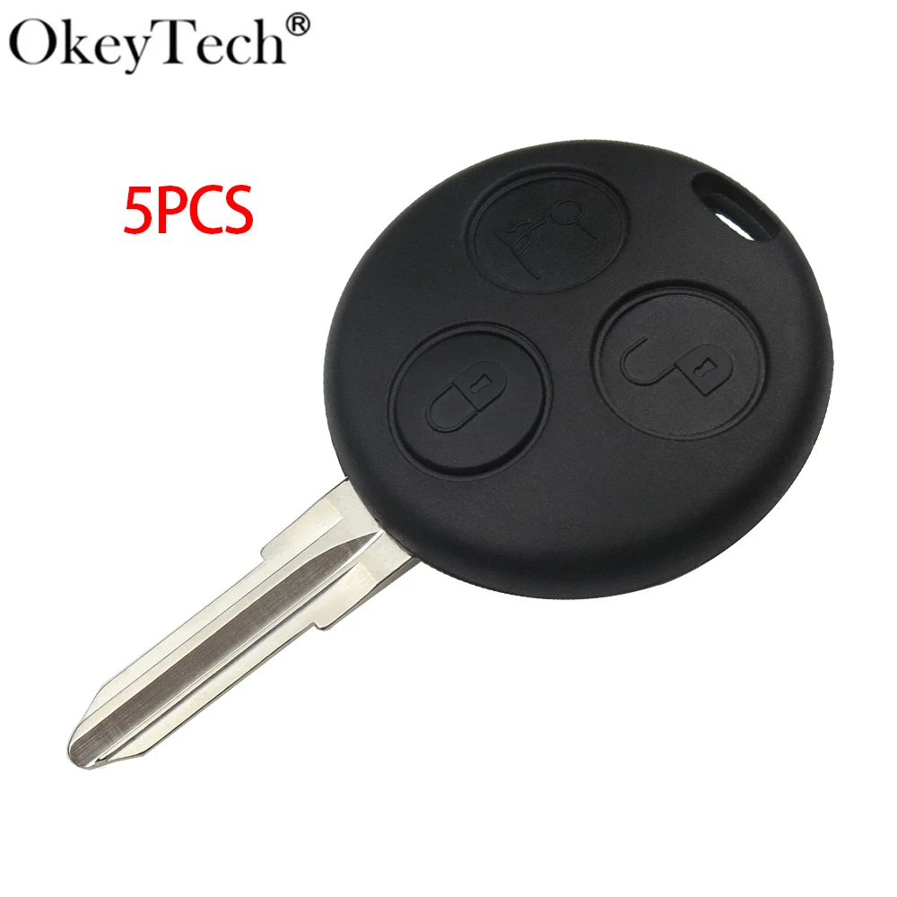 Okeytech 5PCS 3 Buttons Remote Control Car Key Shell Cover Case For Mercedes For Benz Smart Fortwo 450 Forfour Roadster Key Fob
Okeytech 5PCS 3 Buttons Remote Control Car Key Shell Cover Case For Mercedes For Benz Smart Fortwo 450 Forfour Roadster Key Fob
