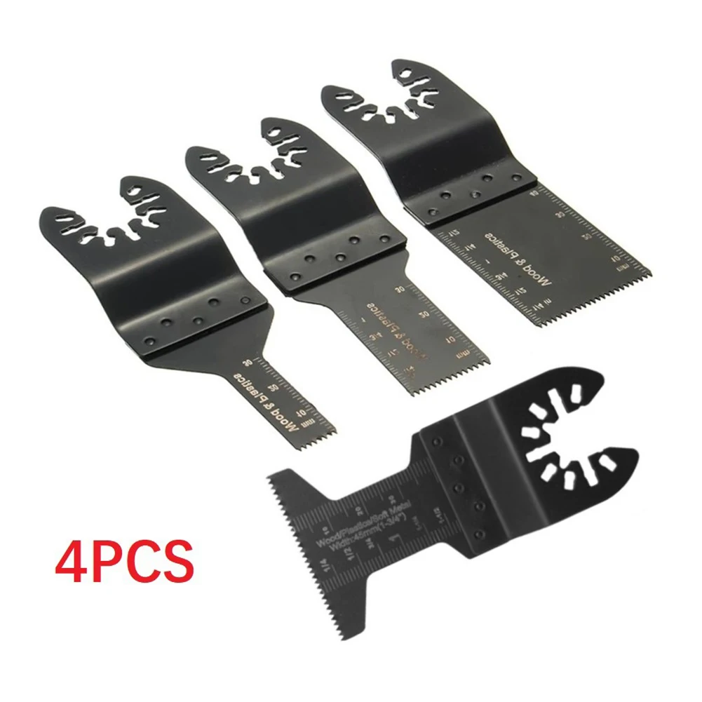 4pcs Oscillating MultiTool Saw Blade Set 10/20/34/45mm For Renovator For Cutting Soft Metal Wood Plastic Opening Hole Power Tool
4pcs Oscillating MultiTool Saw Blade Set 10/20/34/45mm For Renovator For Cutting Soft Metal Wood Plastic Opening Hole Power Tool