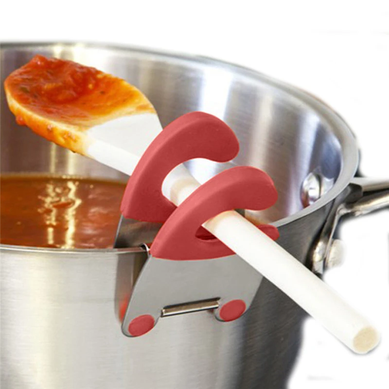 Stainless Steel High Temperature Resistant Spoon Holder Spatula Holder Hot Pot Holder Anti-burn Pot Side Clips Kitchen Gadgets
Stainless Steel High Temperature Resistant Spoon Holder Spatula Holder Hot Pot Holder Anti-burn Pot Side Clips Kitchen Gadgets