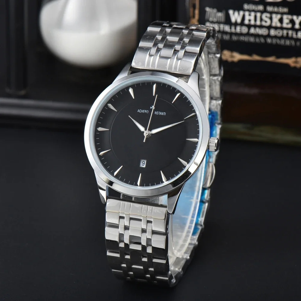 AAA VC Men's Top Luxury Brand Fashion Quartz Watch Stainless Steel Band Male Wristwatches for Men Clock Relogio Masculino
AAA VC Men's Top Luxury Brand Fashion Quartz Watch Stainless Steel Band Male Wristwatches for Men Clock Relogio Masculino