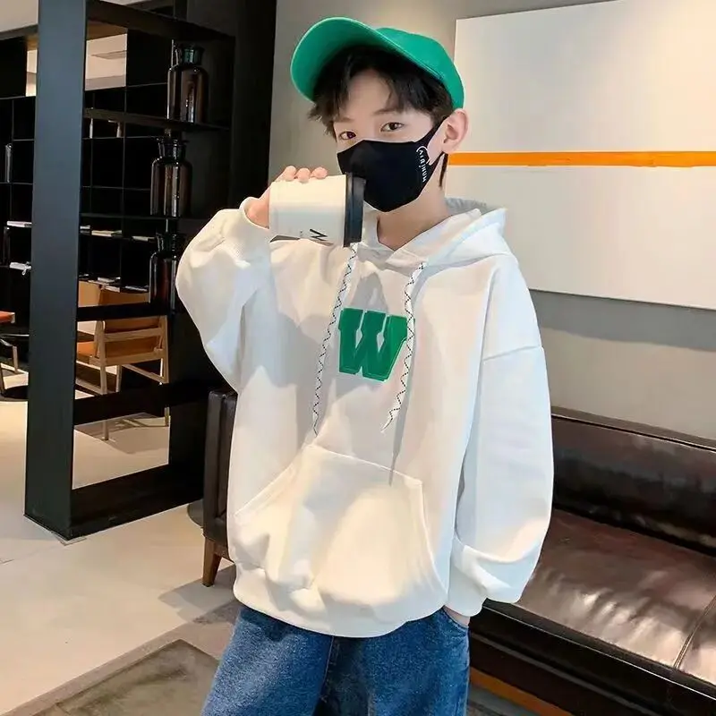 Children's Sweater Spring and Autumn 2023 New Boys' Hooded Sweatshirt Top Fashionable Teenage Boys Sweater 3 5 8 10 12 15Y
Children's Sweater Spring and Autumn 2023 New Boys' Hooded Sweatshirt Top Fashionable Teenage Boys Sweater 3 5 8 10 12 15Y