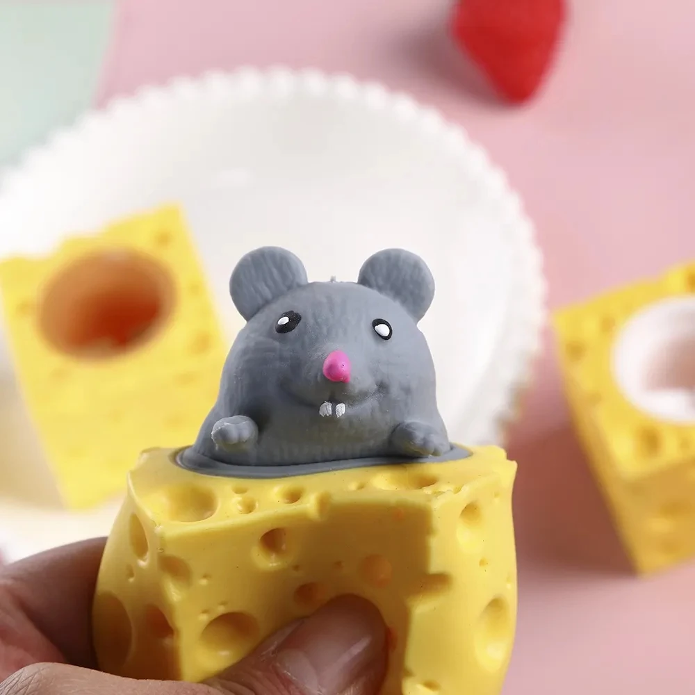 New Pop Up Funny Mouse and Cheese Block Squeeze Anti-stress Toy Hide and Seek Figures Stress Relief Fidget Toys for Kids Adult
New Pop Up Funny Mouse and Cheese Block Squeeze Anti-stress Toy Hide and Seek Figures Stress Relief Fidget Toys for Kids Adult