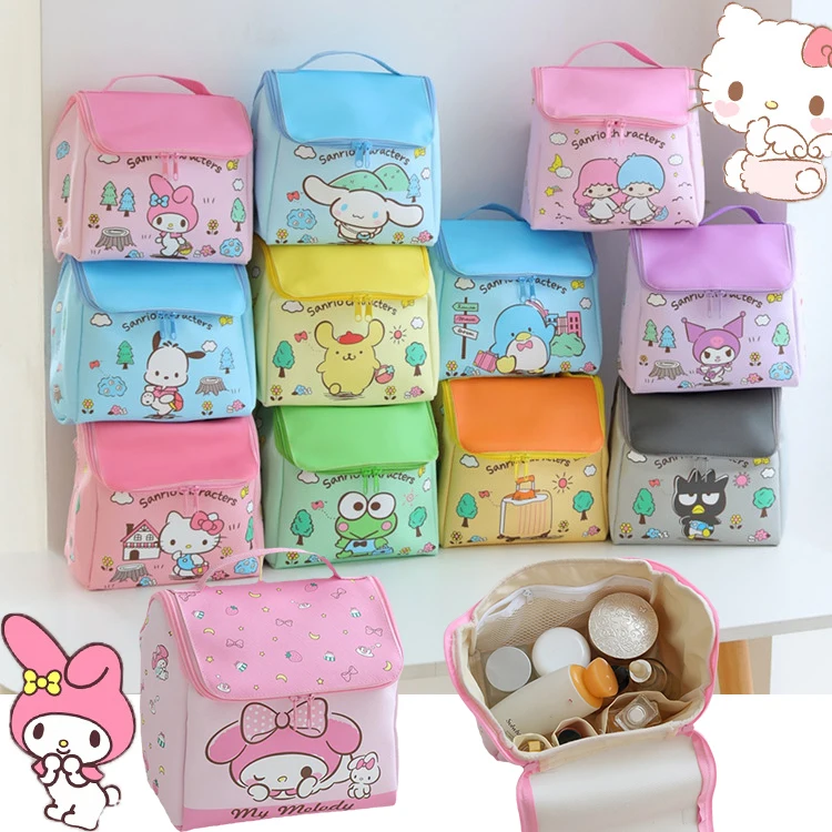 Kawaii Sanrios My Melody Cinnamonroll Kuromi мультяшная ПУ ручная косметичка аниме дорожная сумка для хранения туалетных принадлежностей подарок для девочек
Kawaii Sanrios My Melody Cinnamonroll Kuromi мультяшная ПУ ручная косметичка аниме дорожная сумка для хранения туалетных принадлежностей подарок для девочек