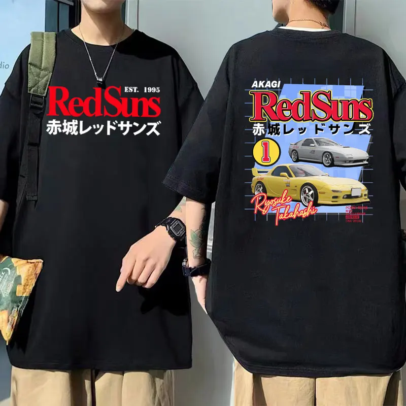 Initial D Drift Akagi RedSuns AE86 Unisex T-shirts Anime Vintage Men Takumi Fujiwara R34 Skyline GTR JDM Racing Graphic Tshirt
Initial D Drift Akagi RedSuns AE86 Unisex T-shirts Anime Vintage Men Takumi Fujiwara R34 Skyline GTR JDM Racing Graphic Tshirt