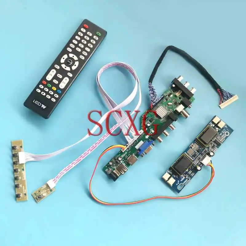 Плата цифрового драйвера для LTM200KP01 LTM200KT01 LCD 3663 DVB 1600*900 4-CCFL 20 "Комплект «сделай сам» USB HDMI-совместимый VGA AV RF LVDS-30Pin
Плата цифрового драйвера для LTM200KP01 LTM200KT01 LCD 3663 DVB 1600*900 4-CCFL 20 "Комплект «сделай сам» USB HDMI-совместимый VGA AV RF LVDS-30Pin