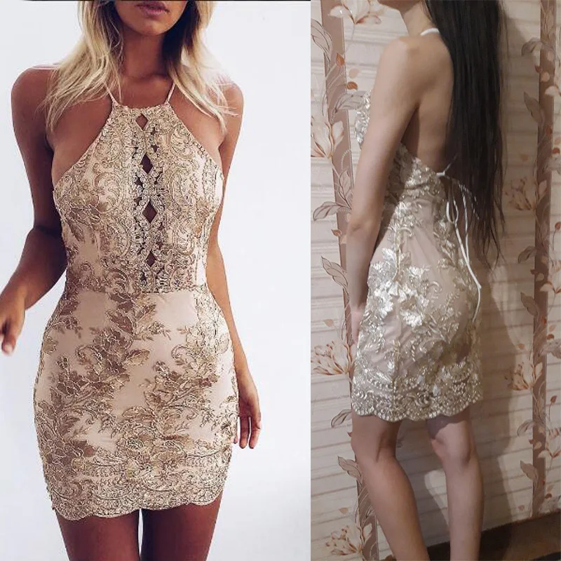 New hot sexy halter strap hollowed out backless embroidered dress party dress summer dress,DF80UYT
New hot sexy halter strap hollowed out backless embroidered dress party dress summer dress,DF80UYT