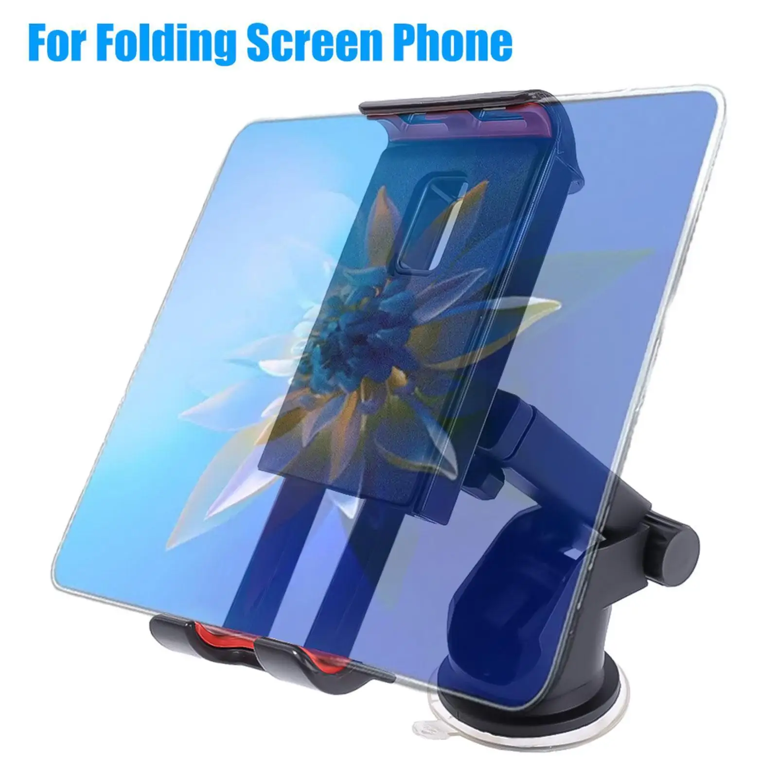 

Phone Holder For Samsung Galaxy Z Fold 4 3 IPhone 14 IPad Mini Rotatable Car Mount Stand Fold Phone Stand With Sucker L5M8