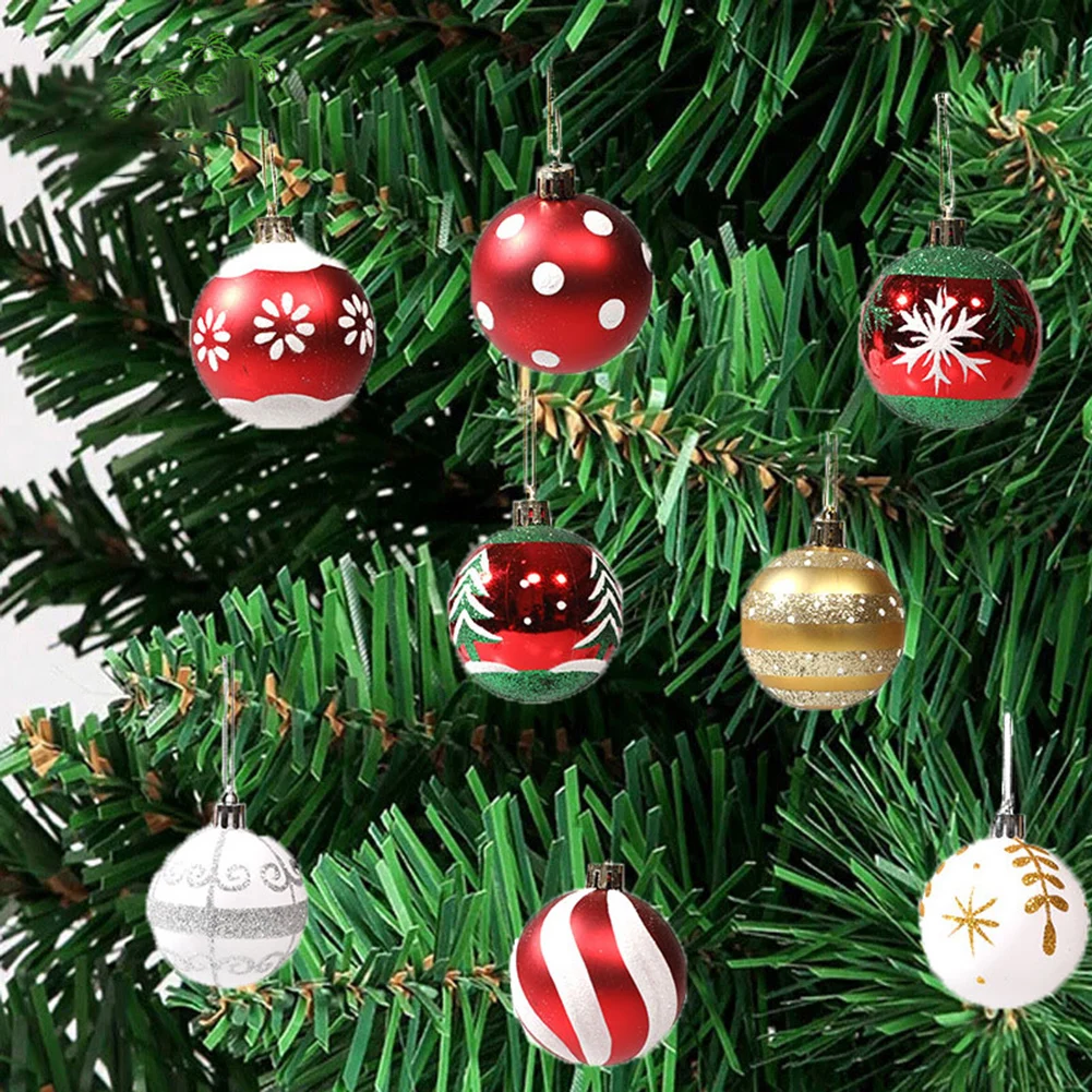 6pcs Painted Christmas Balls Decoration Arrangement Christmas Tree Hanging Pendant For Family Merry Party Wedding Decor 6cm
6pcs Painted Christmas Balls Decoration Arrangement Christmas Tree Hanging Pendant For Family Merry Party Wedding Decor 6cm
