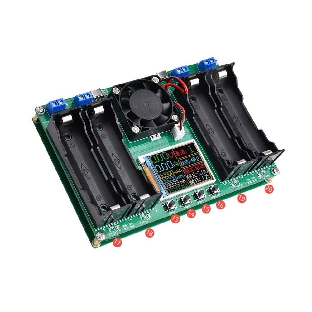 18650 XH-M239 Lithium Battery Real Capacity Tester Module MaH/mwH Digital Measurement Two Type-C Power Supply Interfaces Detecto
18650 XH-M239 Lithium Battery Real Capacity Tester Module MaH/mwH Digital Measurement Two Type-C Power Supply Interfaces Detecto