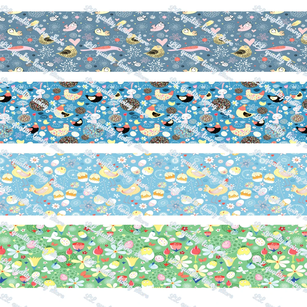WL Chick and Flower Printing Grosgrain Ribbon Handmade Suitable for Hair Bow Animal Party Decoration Gift Packaging 50Yards
WL Chick and Flower Printing Grosgrain Ribbon Handmade Suitable for Hair Bow Animal Party Decoration Gift Packaging 50Yards